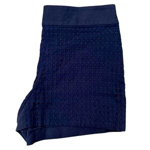🌹J.CREW WAFFLE FRONT NAVY SHORTS